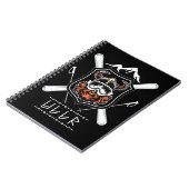 ウルラーゴッドアーチェリーノース狩りバイキングヴィンテージギフト ノートブック (左側)