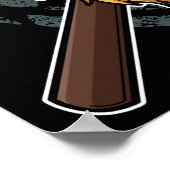 ウルラースキーウィンタースポーツギフトスキーバイキングウルラー ポスター (角)