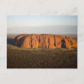 ウルルの午後の遅い光/エアーズロック、 ポストカード (正面)