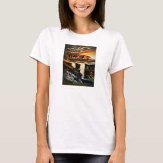 ウルルの垣間見える星 Tシャツ