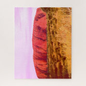 ウルルサンセットセントラルオーストラリア旅行 ジグソーパズル (縦)