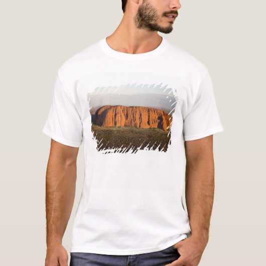 ウルル/エアーズロックの午後の光 Tシャツ (正面)