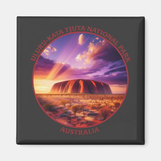 ウルル・カタ・ジュタ国立公園（オーストラリア） マグネット (正面)