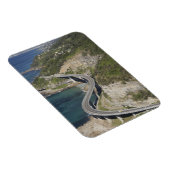 ウルロングオン近海の崖の橋の空中眺め マグネット (右側)