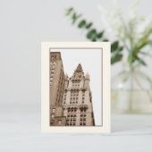 ウルワース建物セピアポストカード ポストカード (スタンド正面)