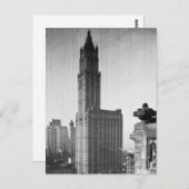 ウルワース建物ローアーマンハッタンニューヨークシティ ポストカード (正面/裏面)