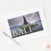 ウルンダヌ寺院 | バリ島, インドネシア 長方形シール (封筒)