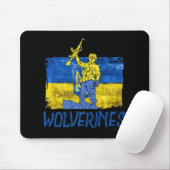 ウルヴァリーヌ支援ウクライナWolverines Love マウスパッド (マウス)