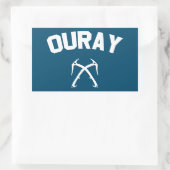 ウレイアイス登山 長方形シール (バッグ)