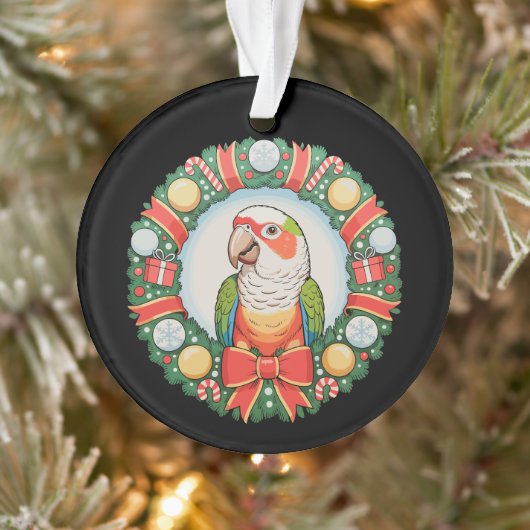 ウロコインコのクリスマスリース オーナメント (ツリー)