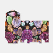 ウロック!カラフル宝石のお願い箱パーソナライズされた フェイバーボックス (折り畳みなし)