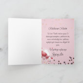 ウロディニーパーソナライズされた – ポーランドの誕生日カード カード (内部)