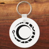 ウロボロスとムーン キーホルダー (正面)