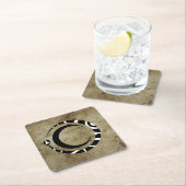 ウロボロスとムーン スクエアペーパーコースター (インサイチュ)