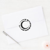 ウロボロスとムーン ラウンドシール (封筒)