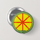 ウロボロス車 缶バッジ (正面&裏面)