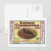 ウワイルエアトモールクランベリーブランドラベル ポストカード (正面/裏面)