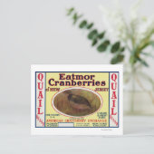 ウワイルエアトモールクランベリーブランドラベル ポストカード (スタンド正面)