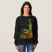 ウワイルバードクリスマスホリデーサンタウイルクリスマストtr スウェットシャツ (正面フル)