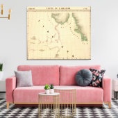 ウンガバ半島と北ラブラドール キャンバスプリント (インサイチュ (リビング))