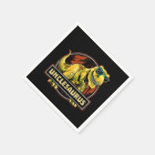 ウンクレサウルスTレックスアンクルサウルス恐竜 スタンダードカクテルナプキン (角)