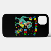 ウンクレザウルス自閉症の意識アンクル恐竜パズル Case-Mate iPhoneケース (裏面 (横))