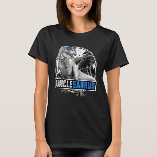 ウンクレザウルスTレックス恐竜叔父の恐竜 Tシャツ (正面)
