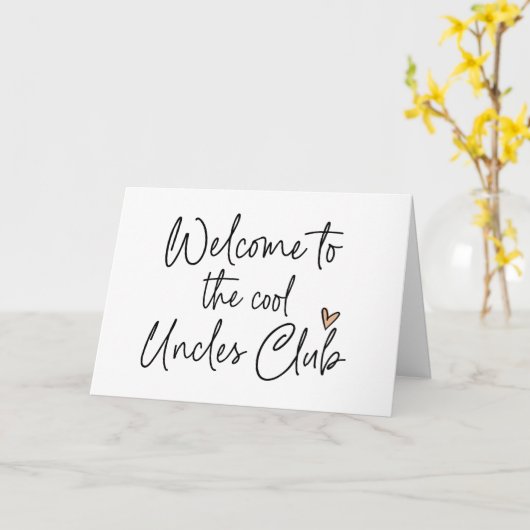 ウンクレスクールクラブ新生児妊娠発表 カード (黄色い花)