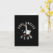 ウンクレスクールク最高のルおもしろいグ・エバ間抜けグース カード (黄色い花)