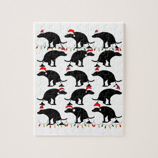 ウンコ犬のクリスマス ジグソーパズル (縦)