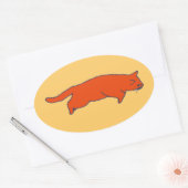 ウンサーシール 楕円形シール (封筒)