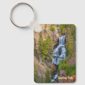 ウンジン秋ラヴァクリークイエローストーン国立公園 キーホルダー (正面)