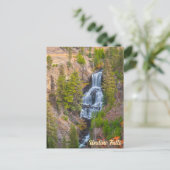 ウンジン秋ラヴァクリークイエローストーン国立公園 ポストカード (スタンド正面)