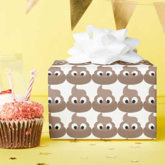 ウンチおもしろい誕生日包装紙 ラッピングペーパー (誕生日パーティー)