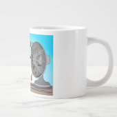 ウンチが扇風機に当たった ジャンボコーヒーマグカップ (右)