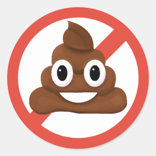 ウンチなし ラウンドシール (正面)