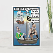 ウンチの冗談。カード