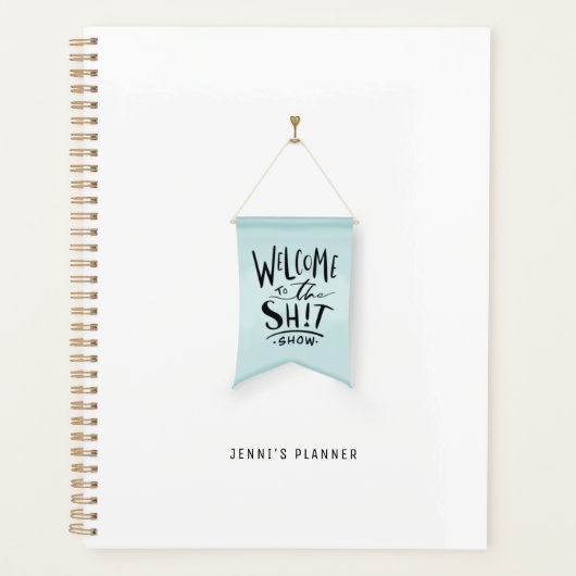 ウンチの手描きフラグ計画へようこそ プランナー手帳 (正面)