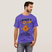 ウンチの面白いミームTシャツ - お腹がすっきり Tシャツ (正面フル)