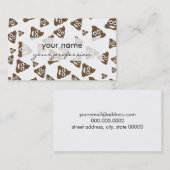 ウンチのEmojiおもしろいでかわいいパターン 名刺 (正面/裏面)