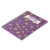 ウンチのEmojiかわいいパターン ノートブック (左側)