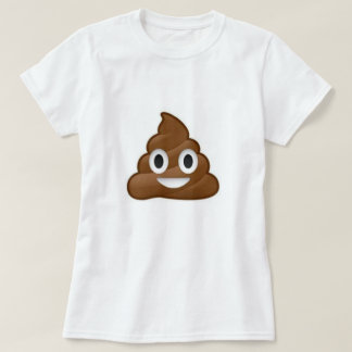 ウンチのEmojiのアイスクリームのTシャツ Tシャツ