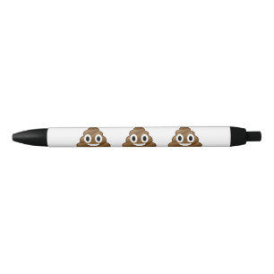 ウンチのEmojiのペン 黒ボールペン