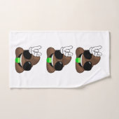 ウンチのEmojiの浴室タオルセットの石 バスタオルセット (ハンドタオル)