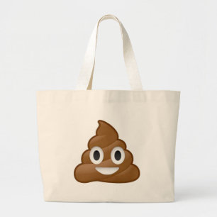 ウンチのemoji ラージトートバッグ