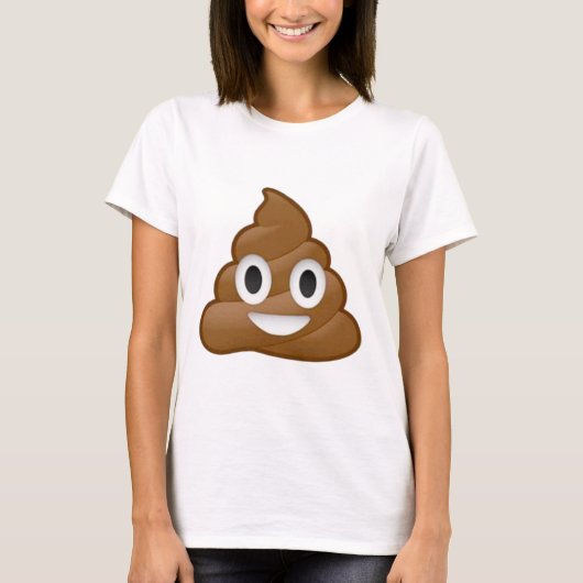 ウンチのemoji tシャツ (正面)