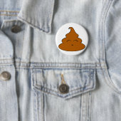 ウンチのPoopyのがらくたのかわいいウンチPooyのかわいいのPooの部分 缶バッジ (インサイチュ)