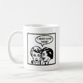 ウンチは今日 コーヒーマグカップ (左)