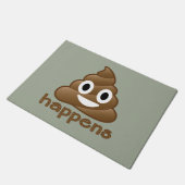 ウンチはEmoji起こります ドアマット (アングル)