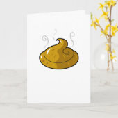 「ウンチみたいな感じ顔してごめんね」 カード (黄色い花)